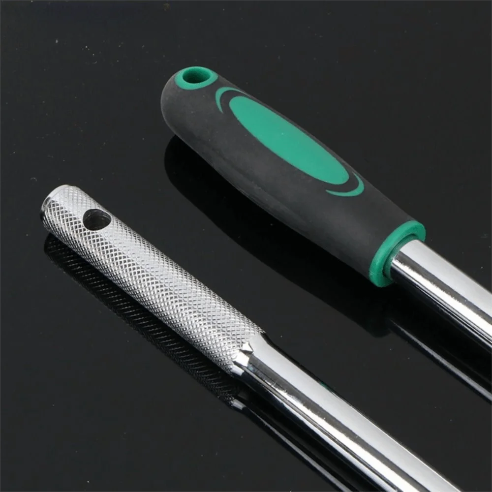 

Удлинитель-вороток 1/2'' с гибкой головкой, нескользящей рукояткой и поворотом на 180 градусов, 15''/18''