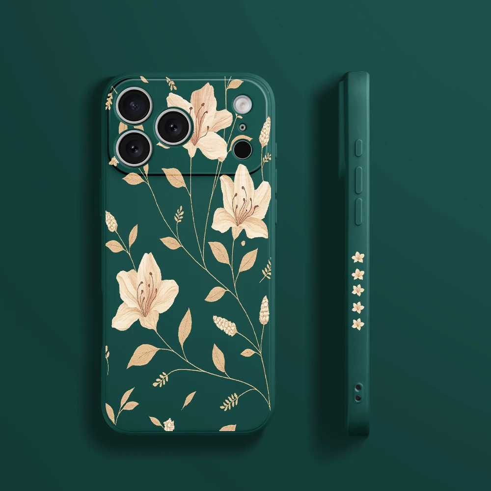 غطاء من البولي يوريثان الحراري باللون الذهبي الأرجواني لهاتف iPhone17 ProMax 17 Air 16 15 14 13 12 11 Pro Max XS Max7 8 Plus 16e 16 Plus