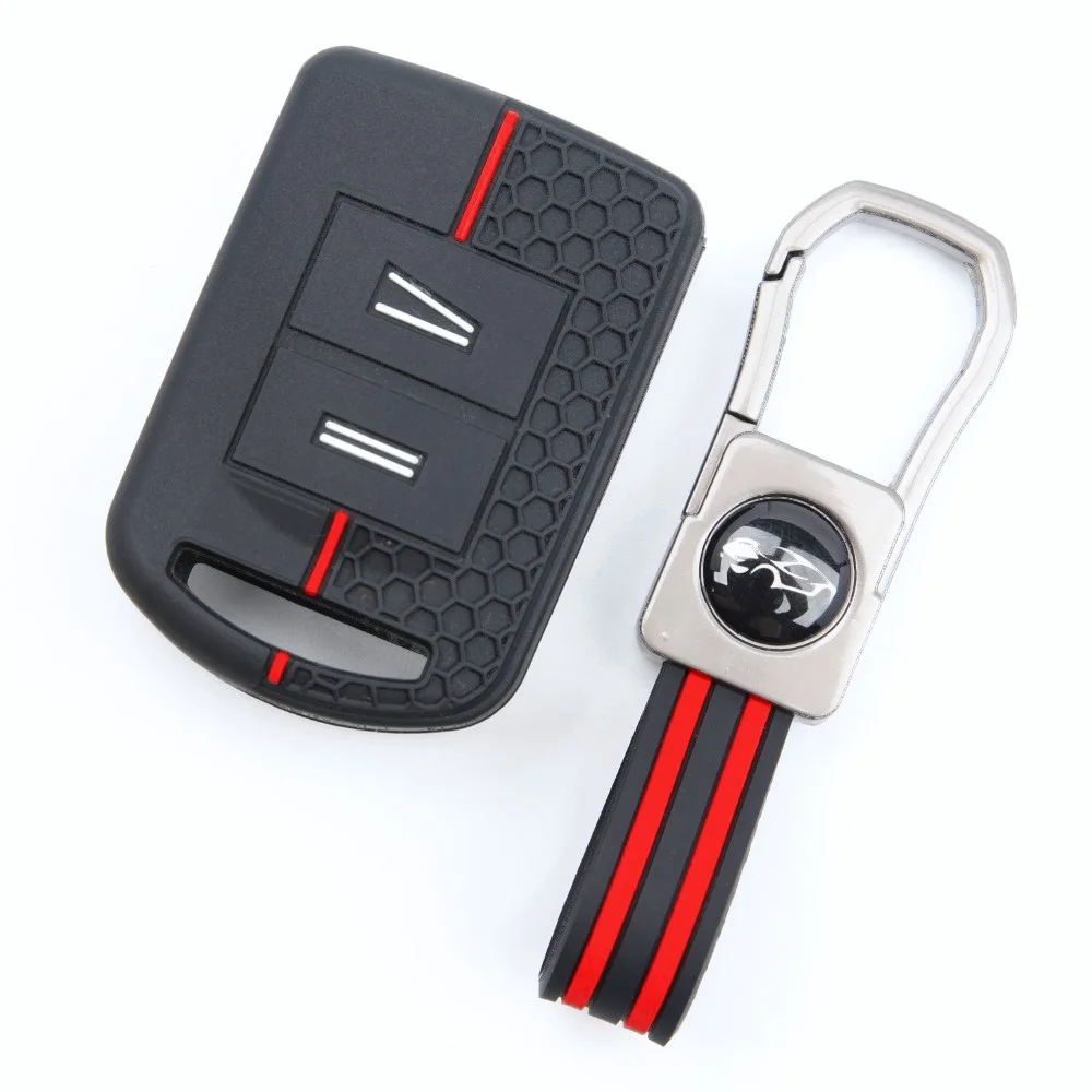 Silicone Key Cover For Opel Agila Corsa C Combo Meriva Tigra For Vauxhall Agila Corsa C Combo Meriva Tigra with clasp holder