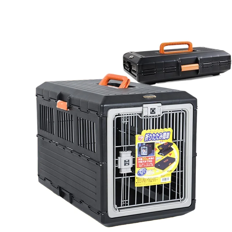 Folding Pet Air Box Dogs Cats Foldable Air Box Cat Cage Removable Dog Stuff Large Space Pet Travel Carrier Pet Supplies