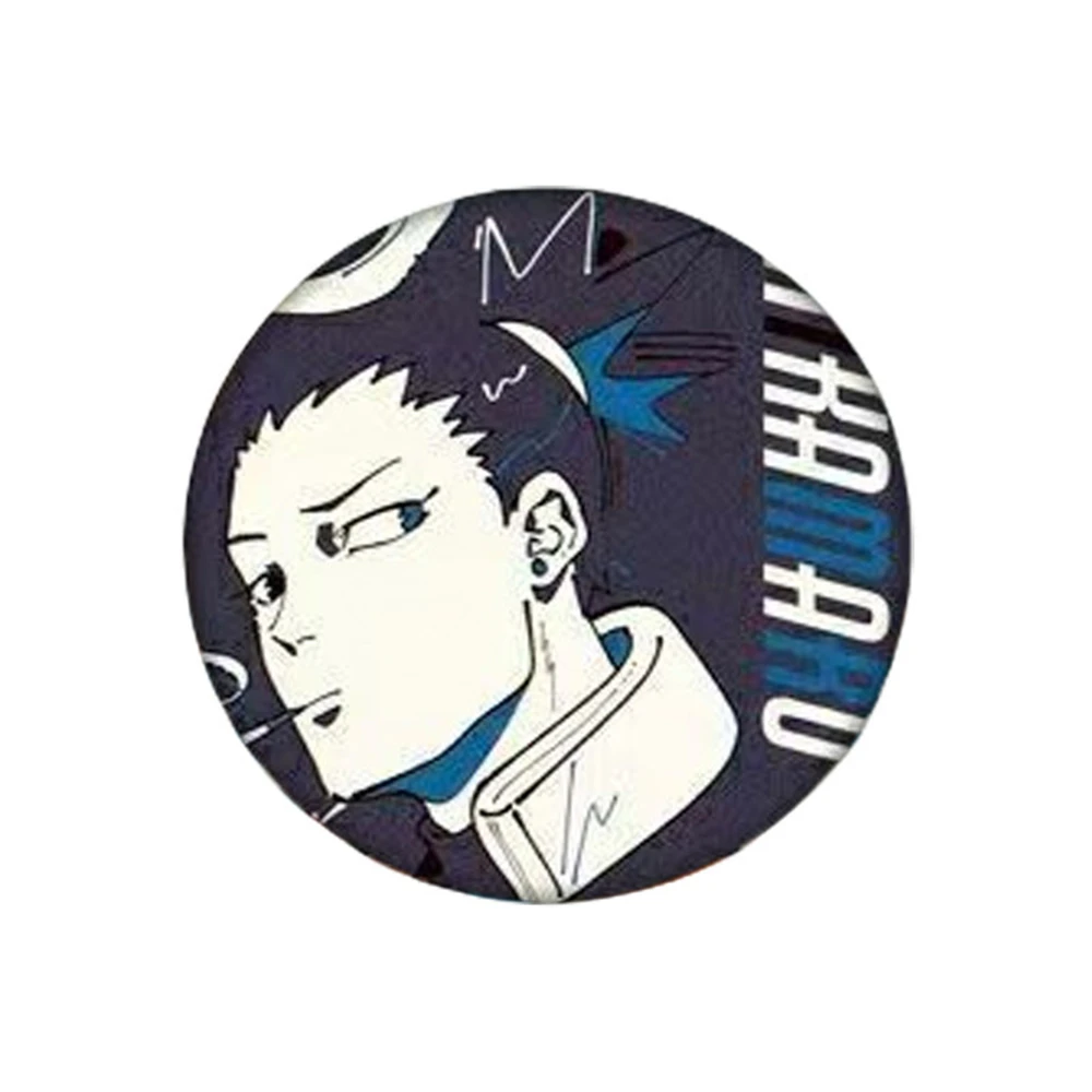 58 مللي متر أنيمي أوبيتو شيكامارو تأثيري حلي شارة دبوس SPTE صفيح بروش الدعامة #4