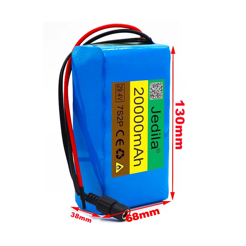 100% High Capacity 7s2p 24V 20Ah 18650 Battery Li-ion Battery Pack 29.4v 20000mah Electric Bicycle Moped /Li-ion Battery+Charger