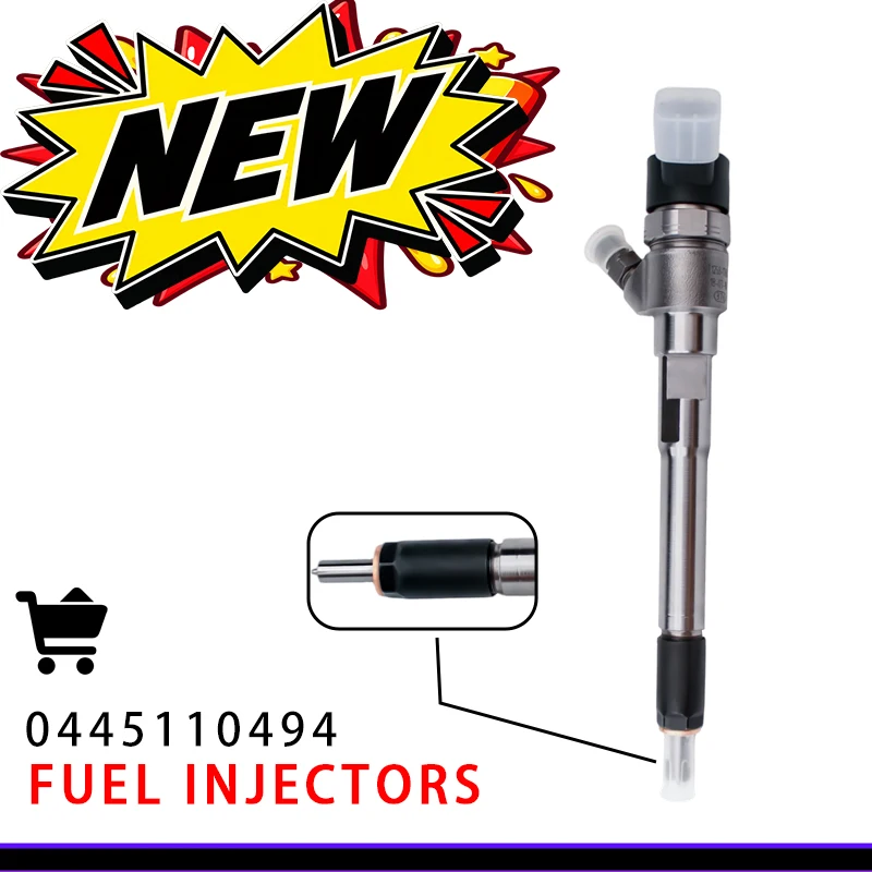 0445110494 0445110808 0445110677 Timed/Quantitative Injection Light Vehicle Fuel Common Rail Diesel Injector XI0324