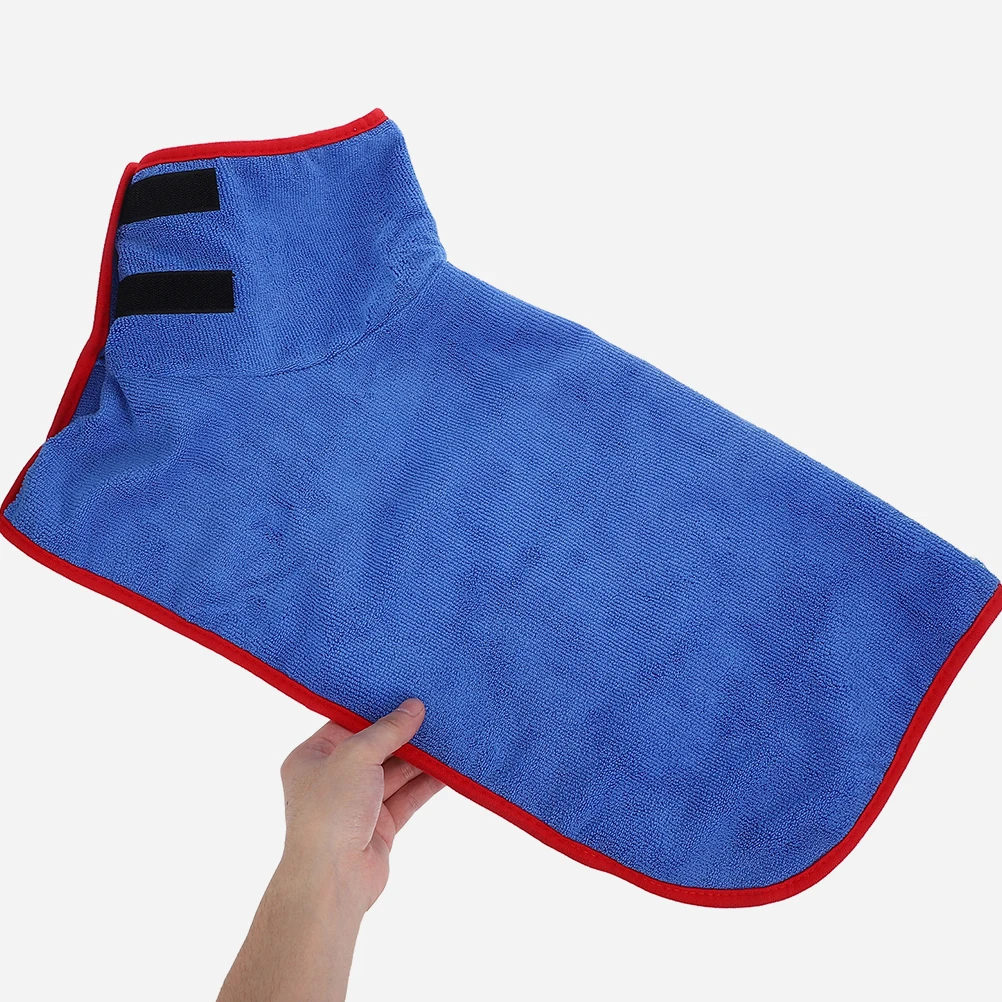 

Pet Bathrobe for Dogs Cats Fast Drying High Absorption Soft Snug Fit Full Body Coverage Pet Drying Towel M Dog Dry Towel Cloth