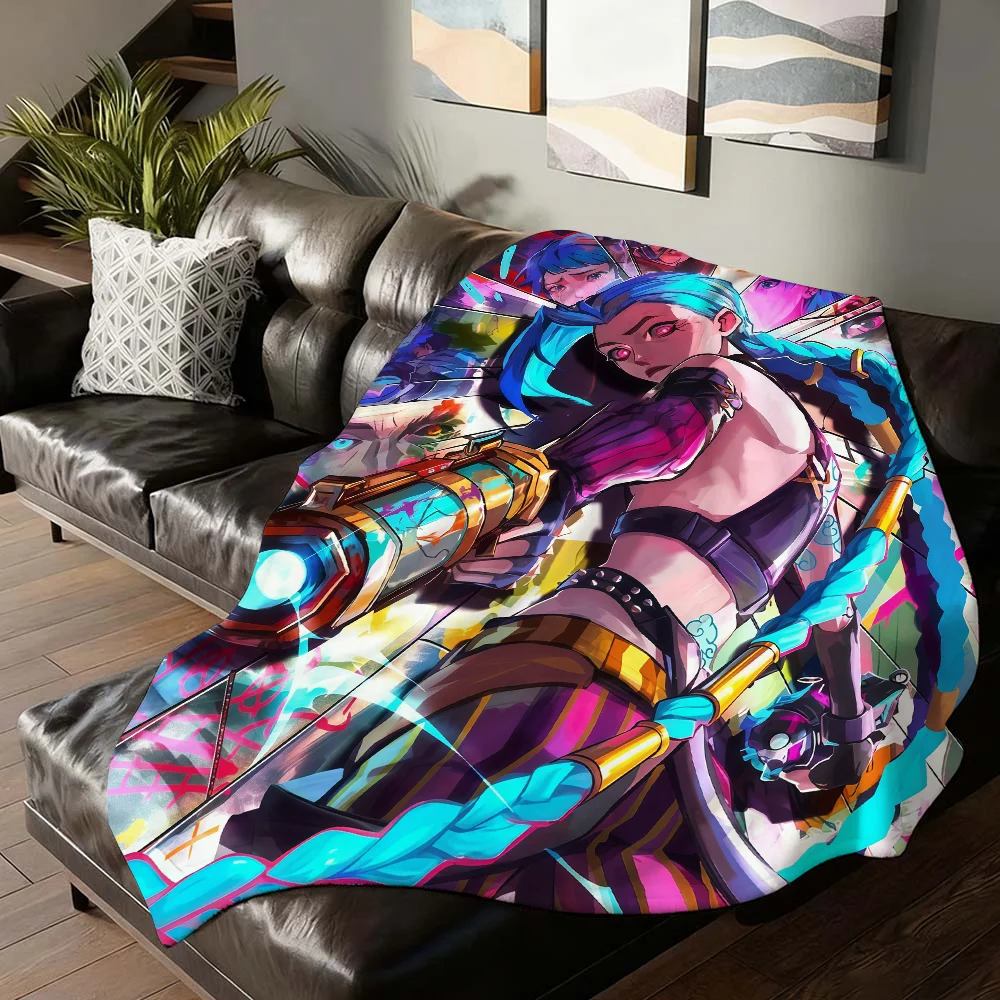 

Fashion print COOL J-Jinx Blanket For Sofa Office Bed Plane Travel Sleep Read Relax Camping Soft And Warm