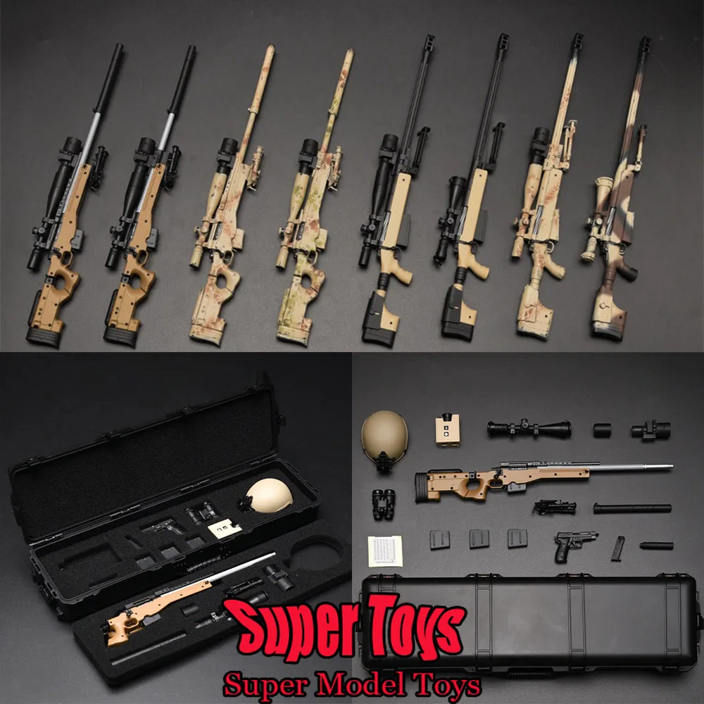 Easy&Simple 06041A/B/C/D 1/6 Scale Soldier Weapon Accessories NSW Sniper Rifle Collection PrtⅡ For 12-inch Action Figure Toys