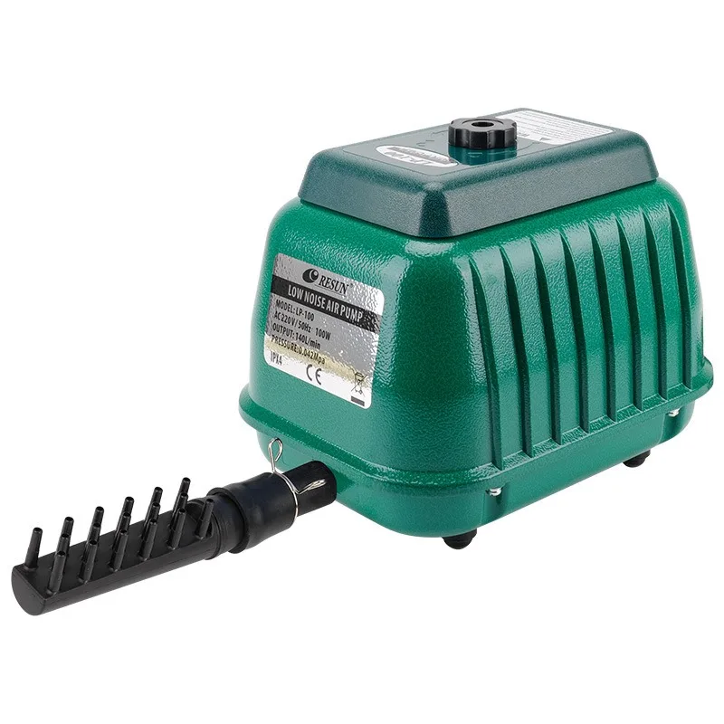 

Eco-Friendly Super Mute Aquarium Air Pump for Indoor Fish Tank Plastic Metal Water Pumps Square Shape Box