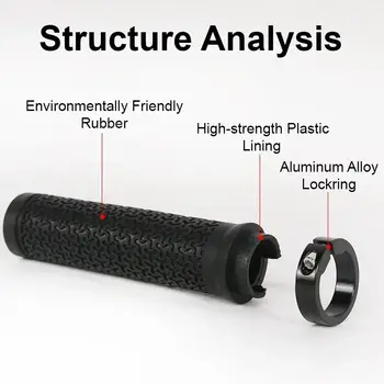 BUCKLOS 自行車把套 鎖定式登山車把套 避震登山車把套 防滑防水把套 10 最佳銷售 抓地力強的登山車 - №10