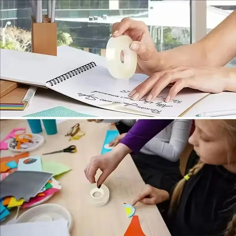 شريط لاصق قوي واضح شريط عزل لاصق 0.8 سنتيمتر 1.2 سنتيمتر 1.8 سنتيمتر عرض ملصقات التصاق قوي مكتب القرطاسية المدرسية