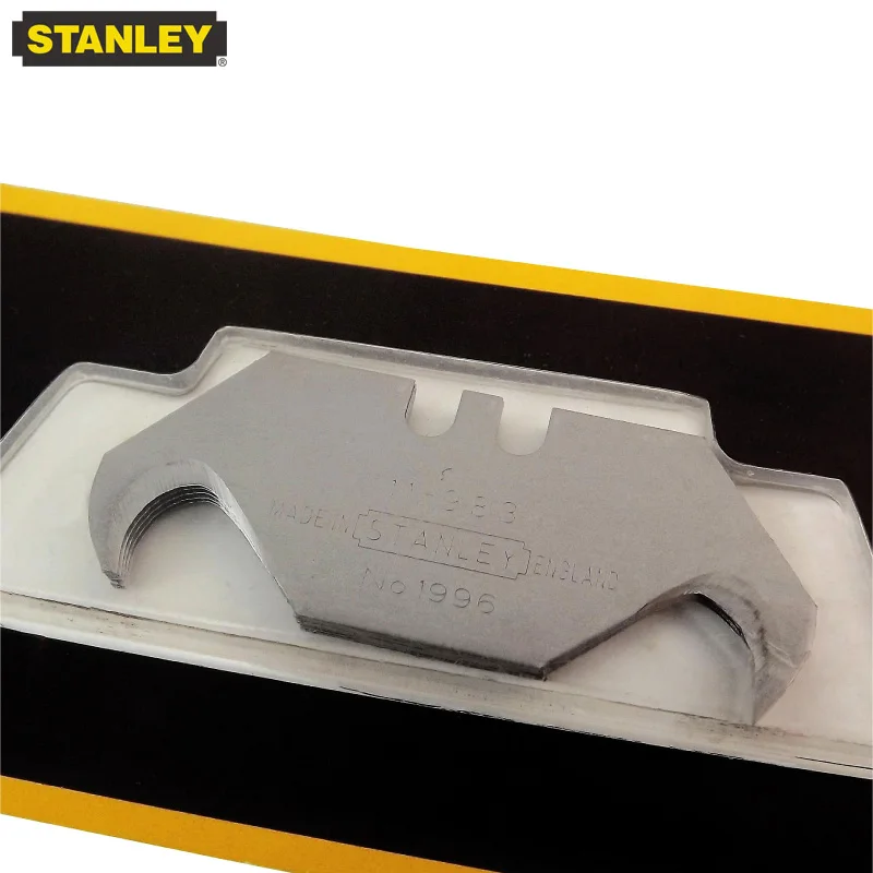 Stanley Heavy Duty Rápida Sharper Lâmina De Corte De Cabeça Redonda Gancho De Corte Do Tapete Em Forma De T Papel De Parede De Arte Lâmina De Faca