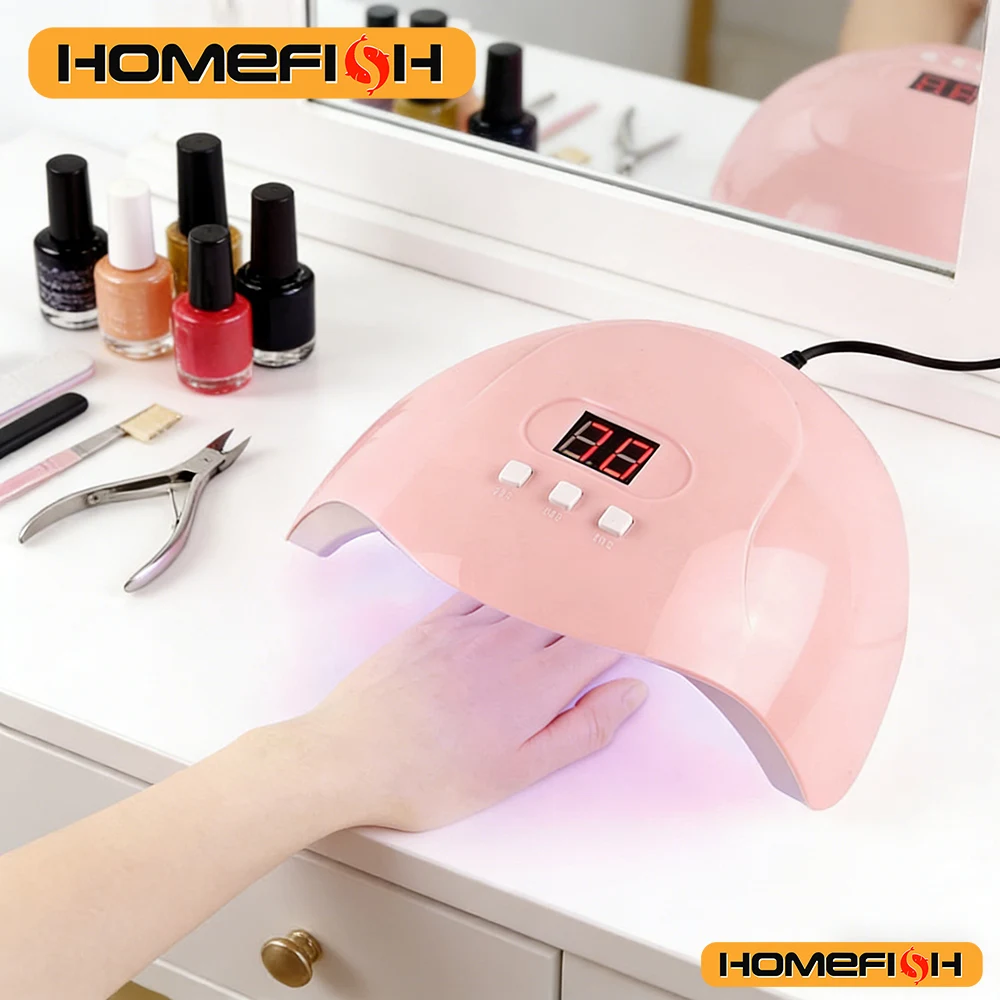 LED Ultraviolet Lamp - Professional Nail Art Accessories for Drying Nail Glue - Phototherapy for Nails image 3
