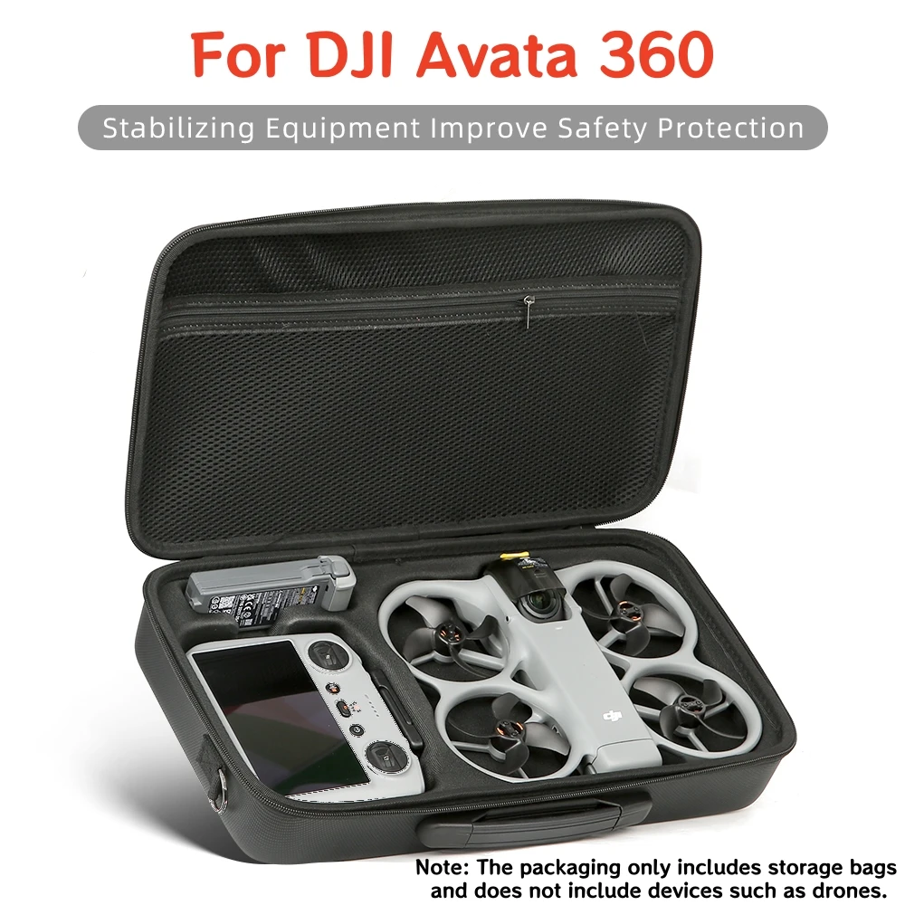 

Чехол для переноски DJI Avata 360 RC 2, противоударная защитная сумка для хранения на плече, сумка-портфель, аксессуары для дронов