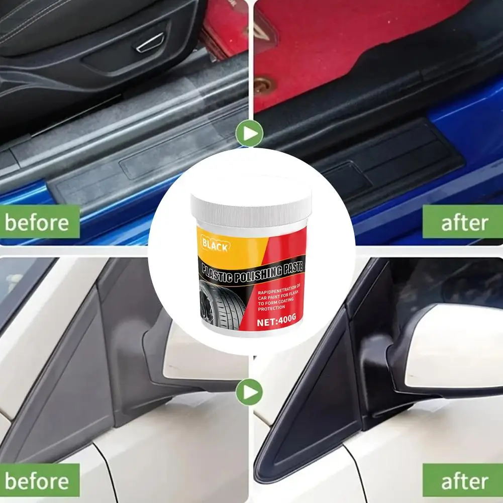 Pemulih Plastik Mobil Kembali Ke Hitam Mengkilap Panel Interior Mobil Perbaikan dan Pemoles Otomatis Pelapis Pembaruan Kulit Agen Wax Coati M6C2