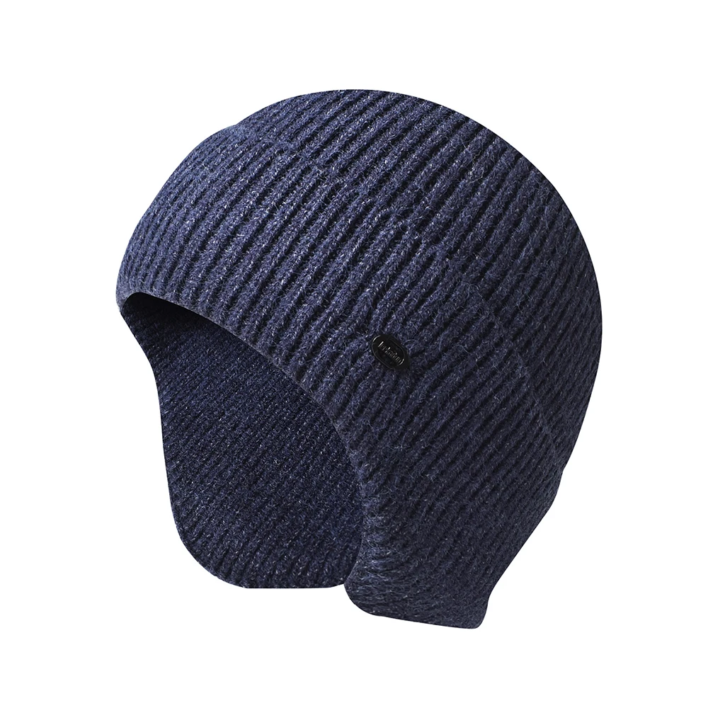 

Autumn Winter Warm Knitted Hats For Women Men Thick Earflap Caps Bonnet Outdoor Windproof Beanies Cycling Ski Snow Cap