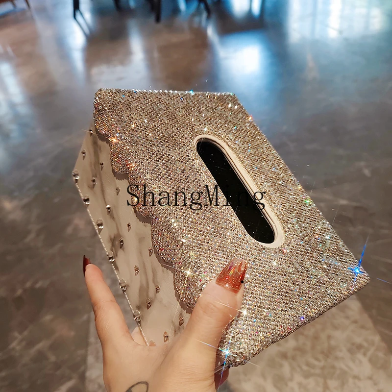 DHY high-value tissue box household living room dining table high-end pumping carton exquisite ornament