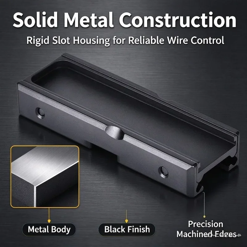 20mm Picatinny Rail Tactical Wire Holder, Metal Pressure Switch Slot For Custom Hobby Model Modification