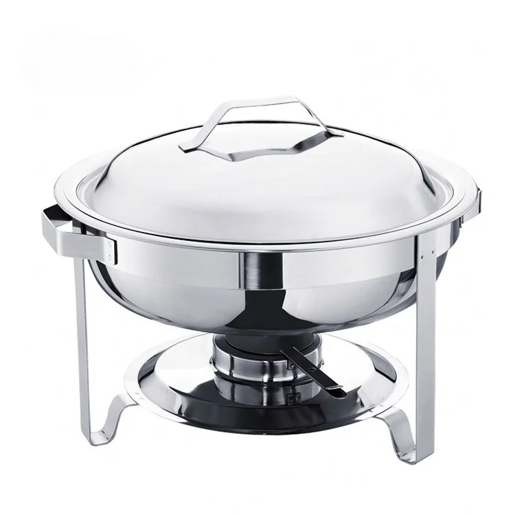 Other Hotel & Restaurant Supplies Hospitality Stainless Steel Rotating  Chafing Dish Rond