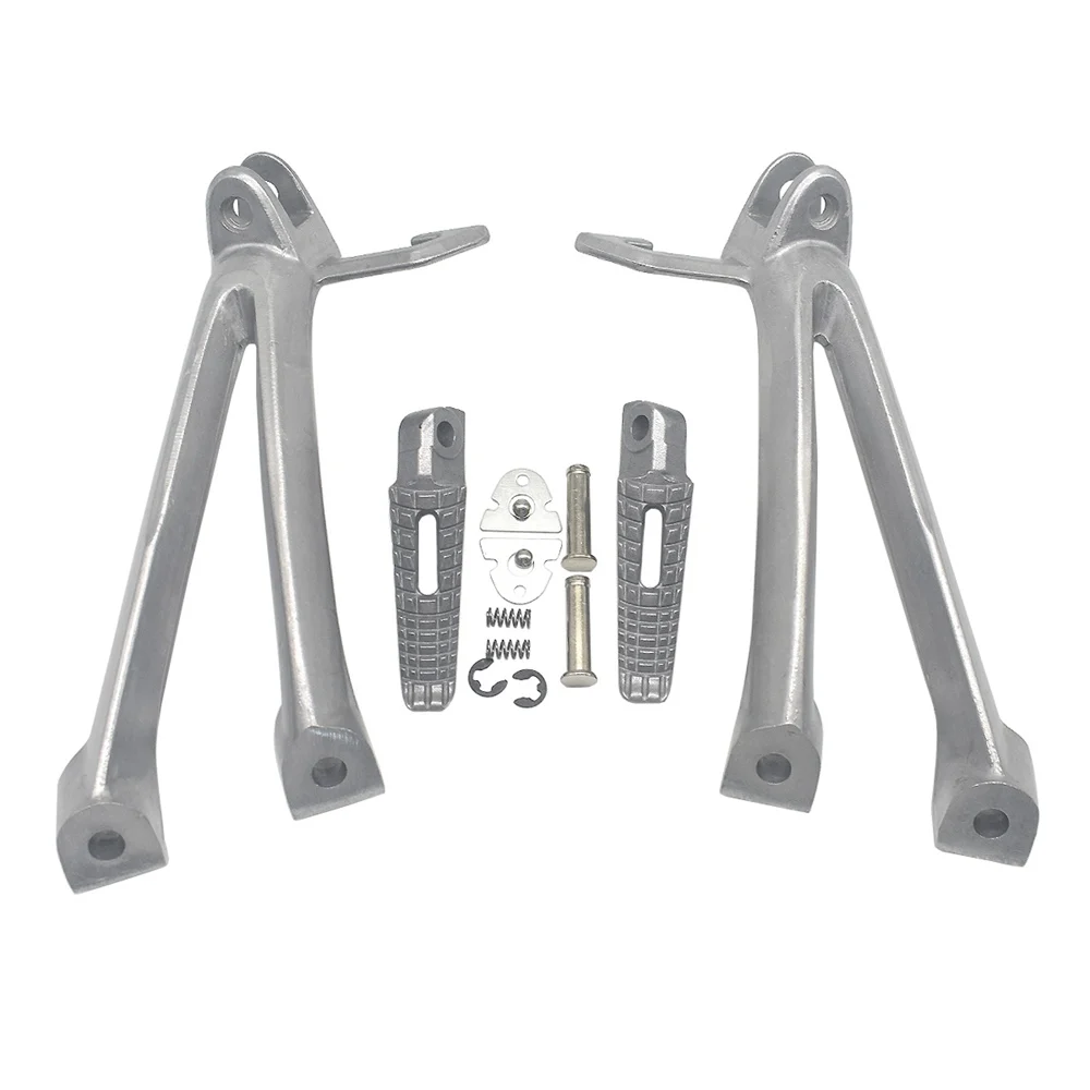 Motorcycle Footrest Set Rear Foot Pegs Bracket Mount For Suzuki GSXR600 GSXR750 2006 2007 GSXR 600 750 K6 K7