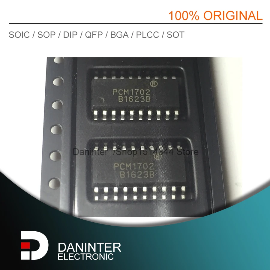 PCM1702 PCM1702U 2PCS-10PCS/LOT SOP20  
