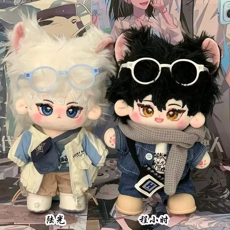 

Плюшевая кукла Time Agent Fan 20 см из хлопка, Лу Гуанчэн, шарнирная, подвижная, для коллекционеров, фанатов, декор для подростковой комнаты и рабочего стола
