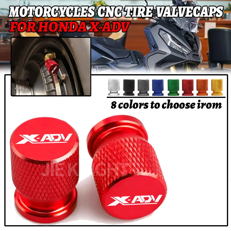 

2 шт. для HONDA X ADV X-ADV XADV 750 2021-2022 2023 2024, аксессуары для мотоциклов, алюминиевые шины с ЧПУ, клапан воздушного порта, крышки штока