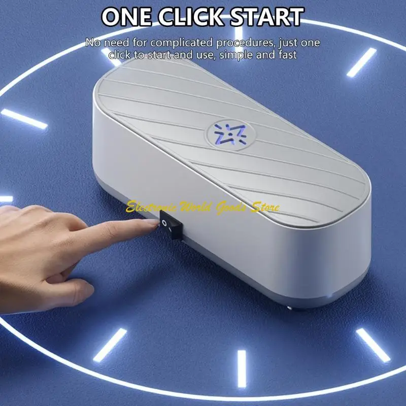 Kontaktlinsen Brillenreinigungsmaschine Tragbare Schmuckreinigungsmaschine Hochfrequenz-Reinigungsbox Großer Raum