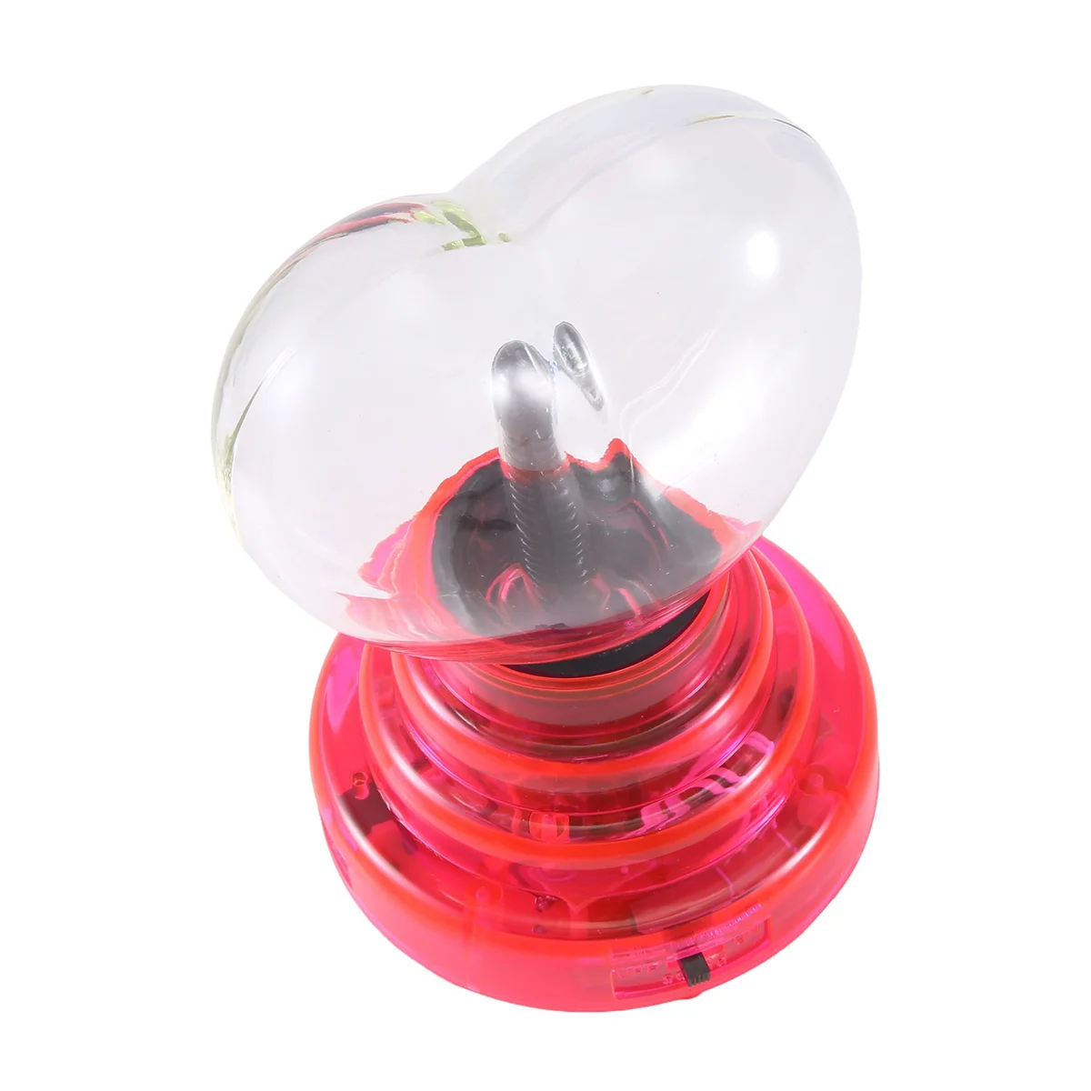 Plasma Ball Heart Shaped Light 4In Touch Activated, Valentine Gift,USB Cable or Battery Powered,Gifts for Kid and Adults