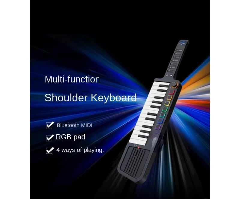 Non-String Fusion Guitar Portable Smart I Multi-Function Shoulder Keyboard