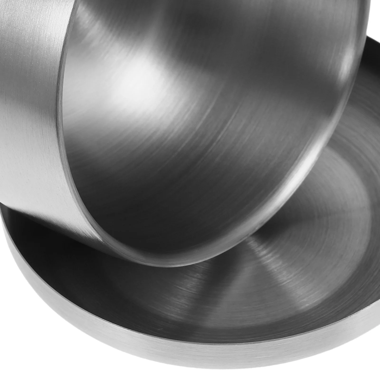 Roestvrijstalen kom voor mannen Metalen scheerbeker met deksel Duurzame zeepbakje Herbruikbare scheerschuim Kom Huishoudelijk scheergereedschap