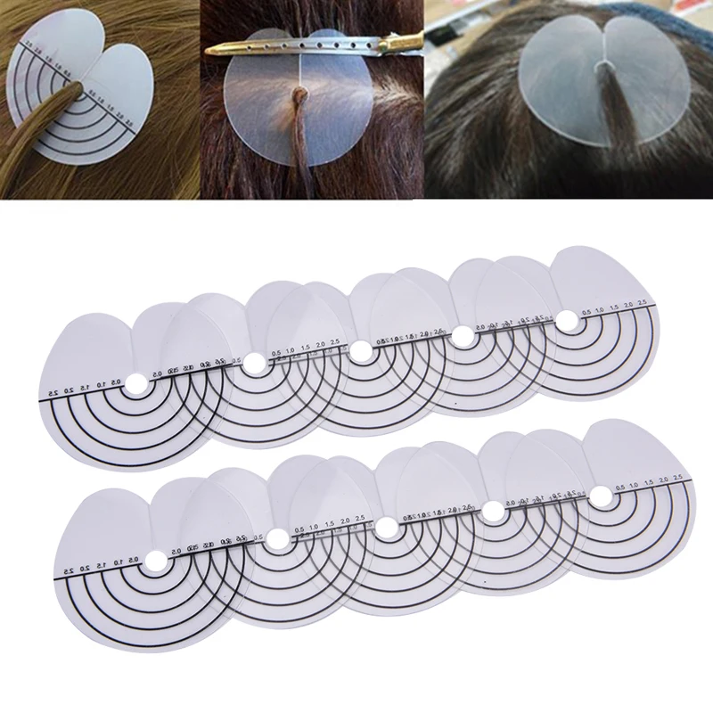 

10pcs/lot Hair Extension Heat Fusion Protector Shield Template Disk Scalp Protector