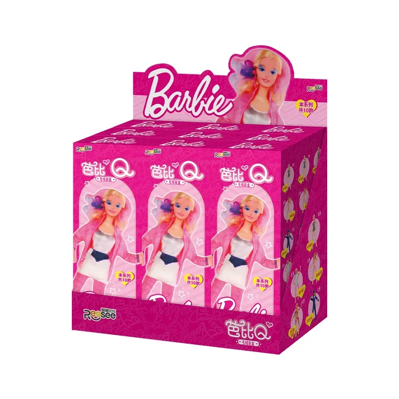 Barbie Q Plush Blind Box 2026 Official New Diy Shape Ornament Trendy Collectible Doll Home Decor Gift For Adult Collectors