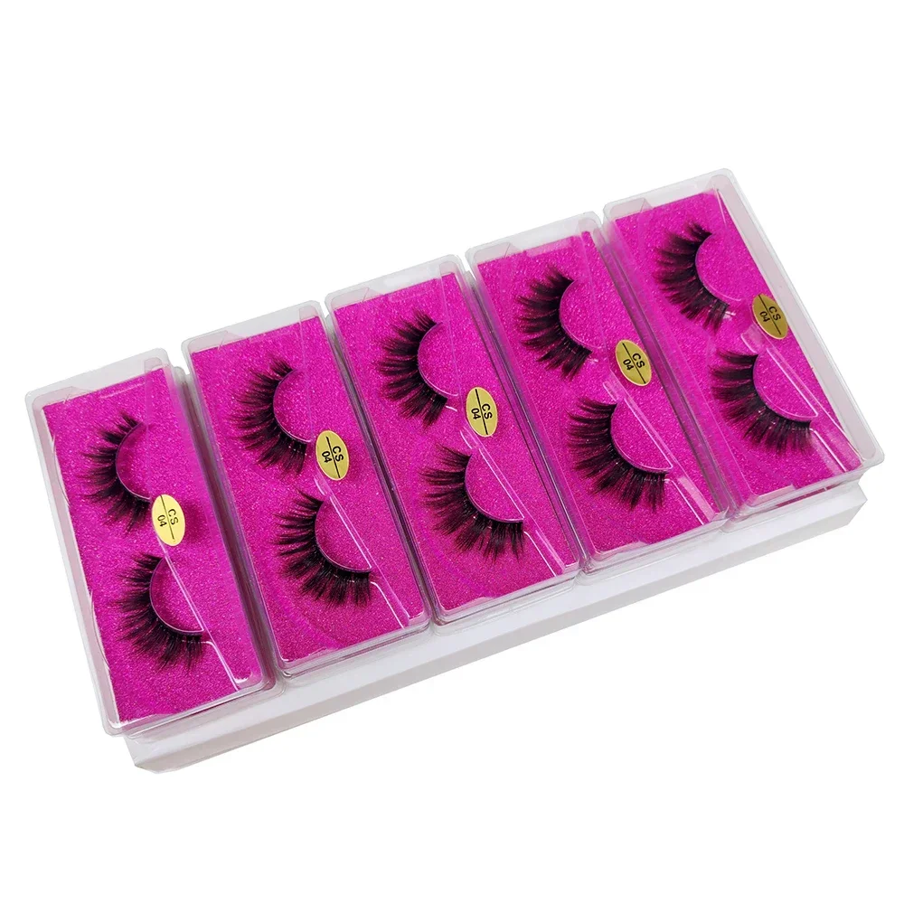 20 Pairs 3d Fluffy False Lashes Natural Fake Eyelashes Wholesale False Eyelash Makeup Thick Fake Lash In Bulk