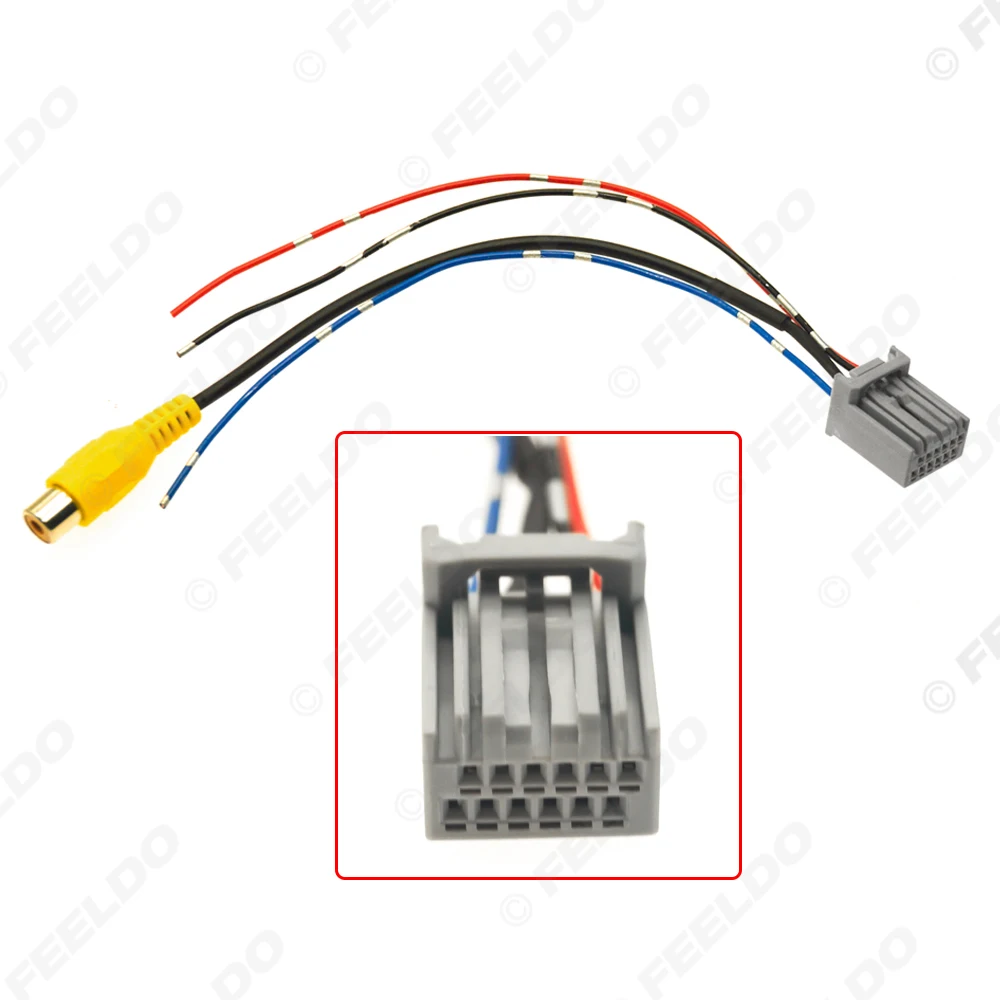 5PCS Retrofit Parking Camera Function Adapter Cable for Mitsubishi Lancer Sportback 2009-2015 Head Unit Car Accessory