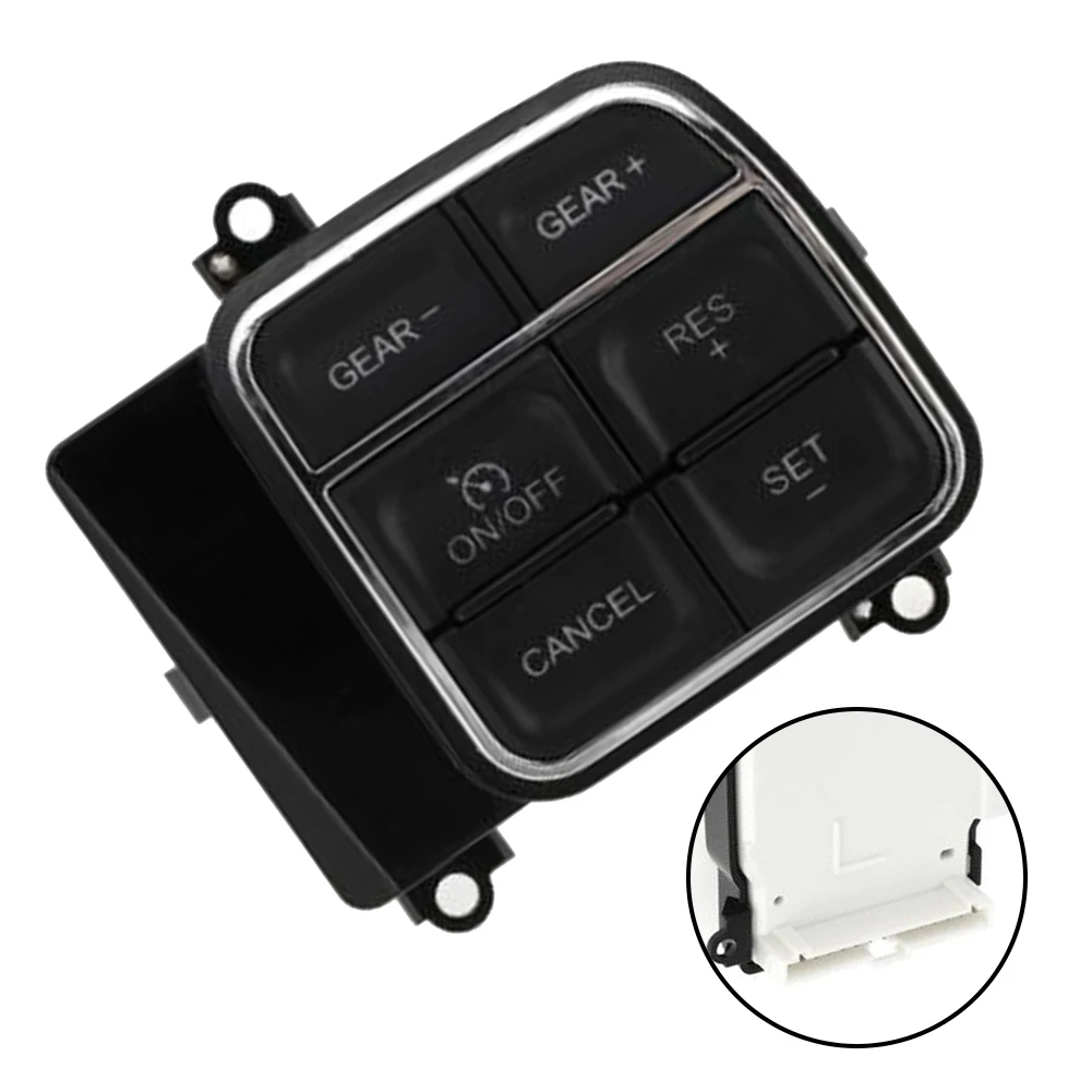 Steering Wheel Cruise Control Switch 68111384AA for 1500 3500 4500 5500 2013-2024 OEM Style Replacement Steering