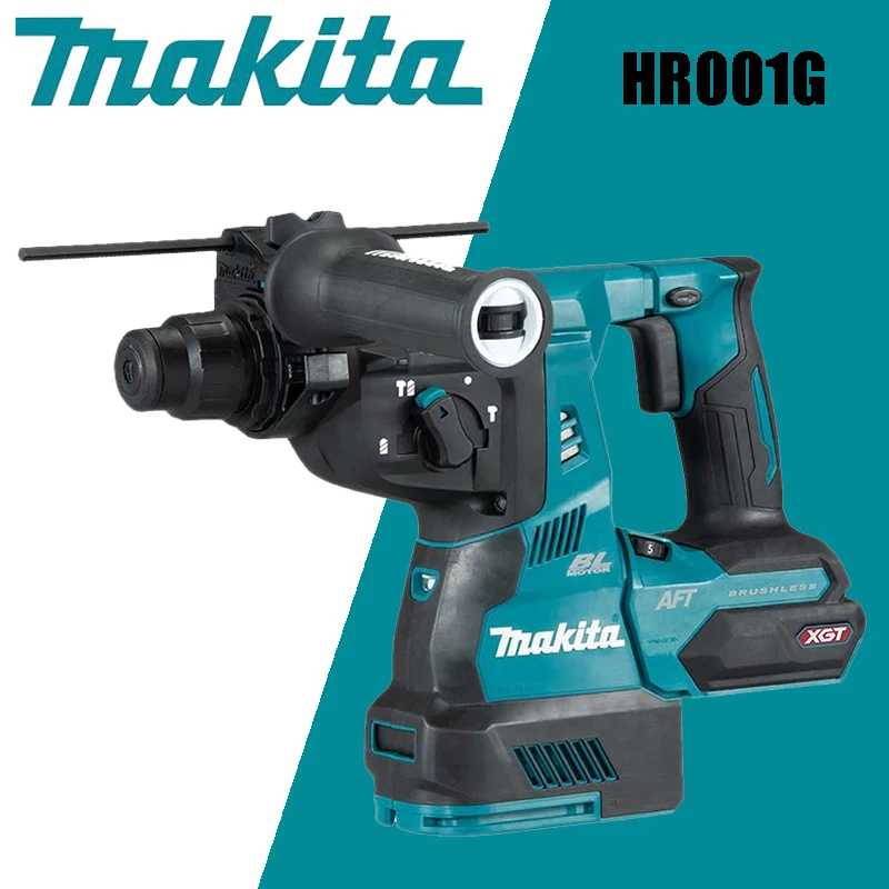 Makita HR001G Brushless Hammer Charging Concrete High Power Drill XGT AWS Three Function 40V Lithium Battery Electric Tool