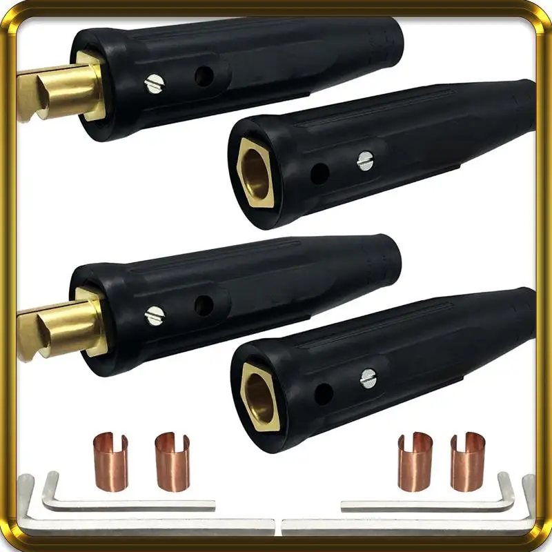 

-A95Z 2 Pack LC-40 Welding Leads Quick Connector, Male & Female Welding Connectors For Welding Machine Accessories