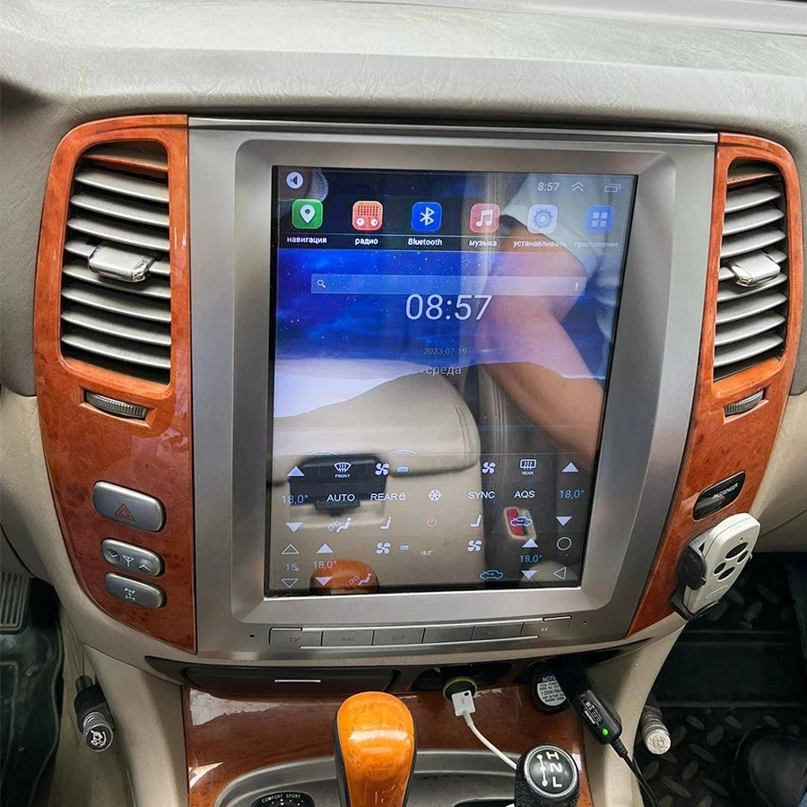 

Android Car Radio Auto radio For Toyta Land Crueser 100 2003 For Lexus LX470 GPS Carplay Multimedia Video Player 128GB