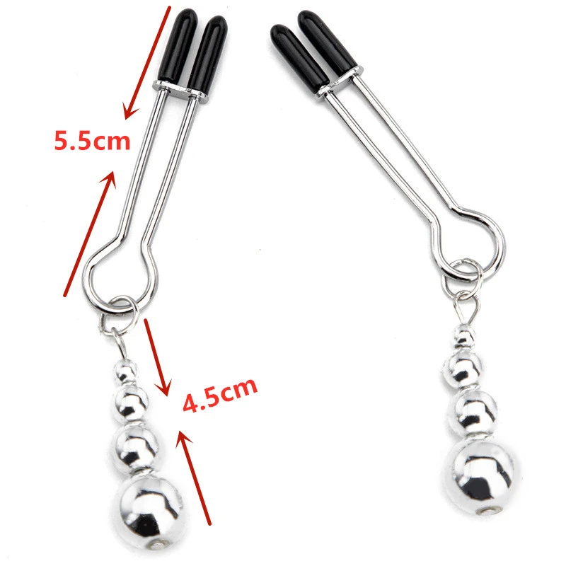 Metal Nipple Clamps clips ring bell BDSM breast Bondage restraint Sex Toy For Women Couple play Game - Image 6