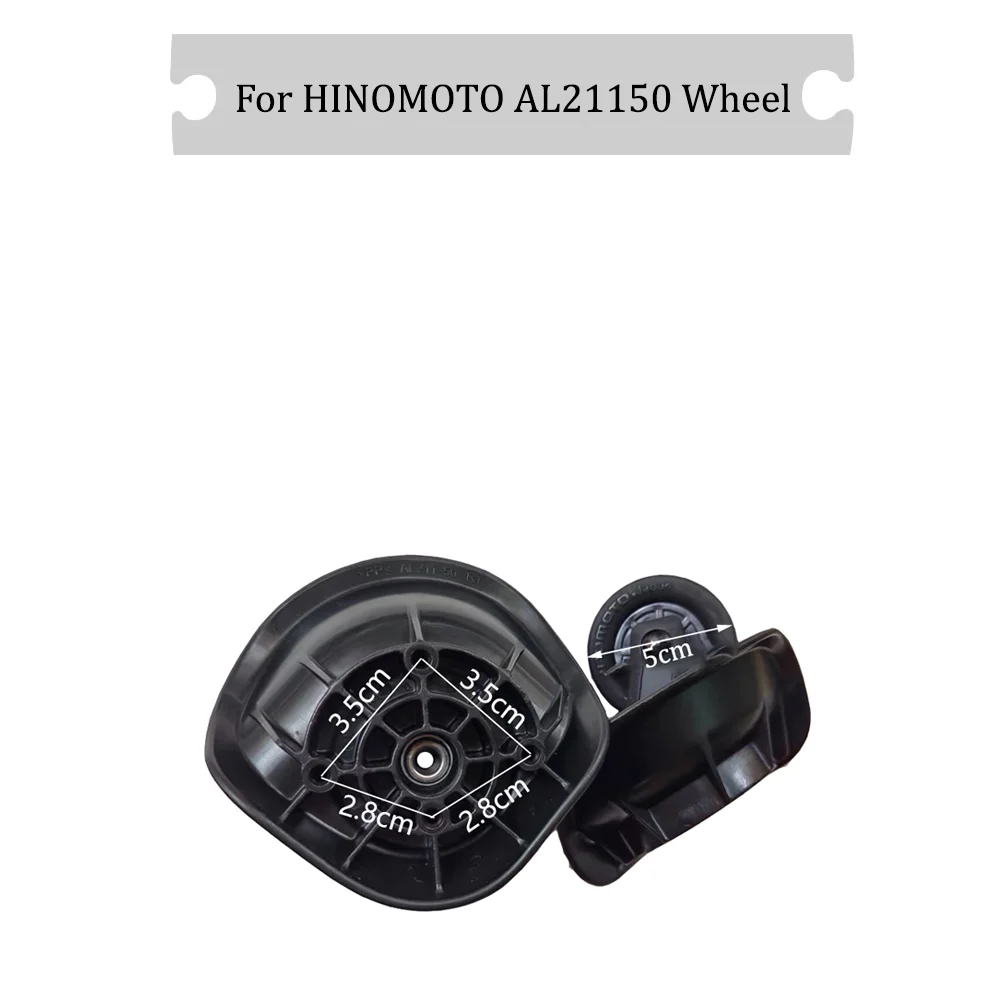 For HINOMOTO AL21150 Universal Wheel Replacement Suitcase Rotating Silent Smooth Convenient Shock Absorbing Accessories Wheels