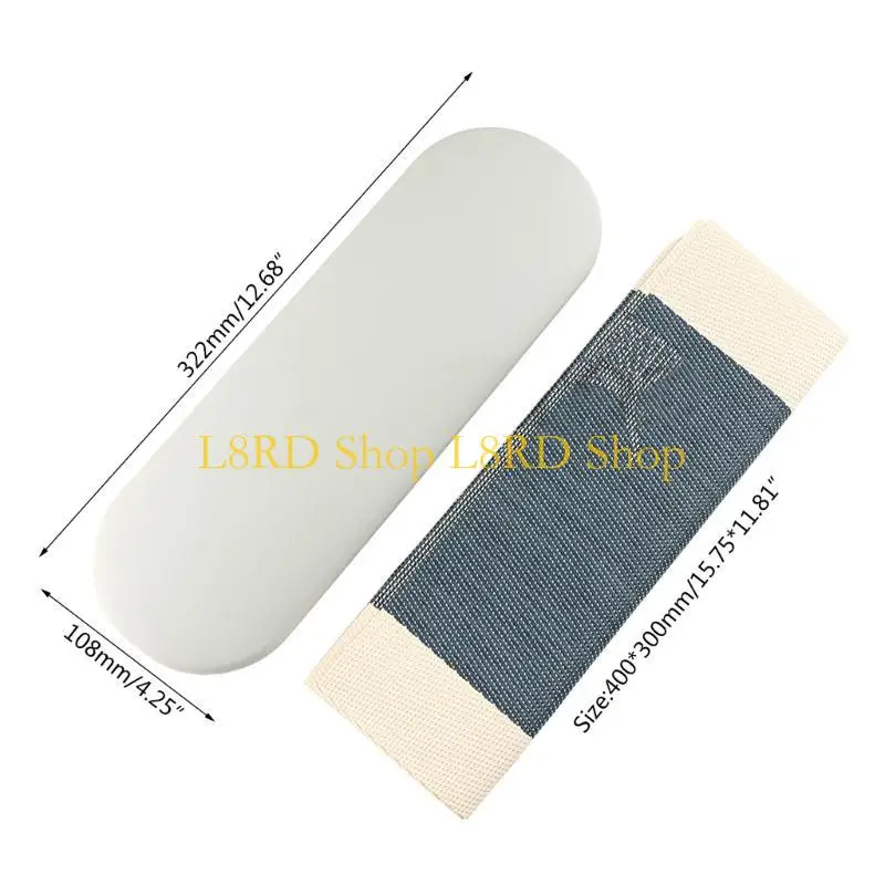 L8rd nagelarmsteun voor acrylnagel, microvezel nagel hand rustkussen met nagelkussen nagel kussen hand rust thuis salon