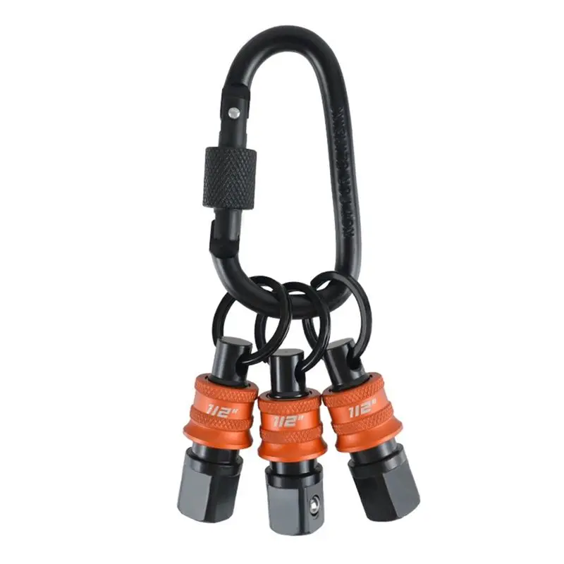 [NEW!A93G】 Keychain Socket Holder 3Pc-Set 1/2