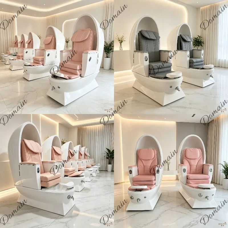 High-end electric foot massage sofa massage manicure eyelashes foot washing reclining spa pedicure chair