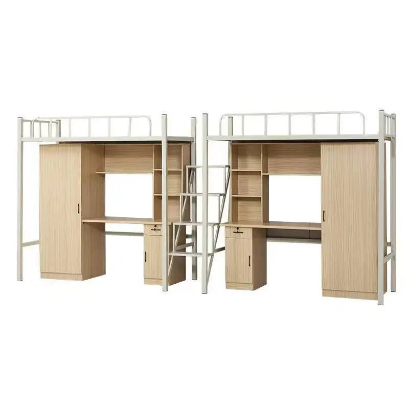 

Apartment Under Integrated Dormitory Dormitory Bed High and Low Wrought Iron Iron Frame Student