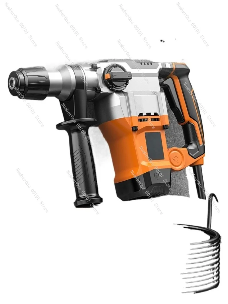 

Electric Hammer and Pickaxe, Multi-Function Impact Drill, High-Power Concrete Drill for Industrial Use