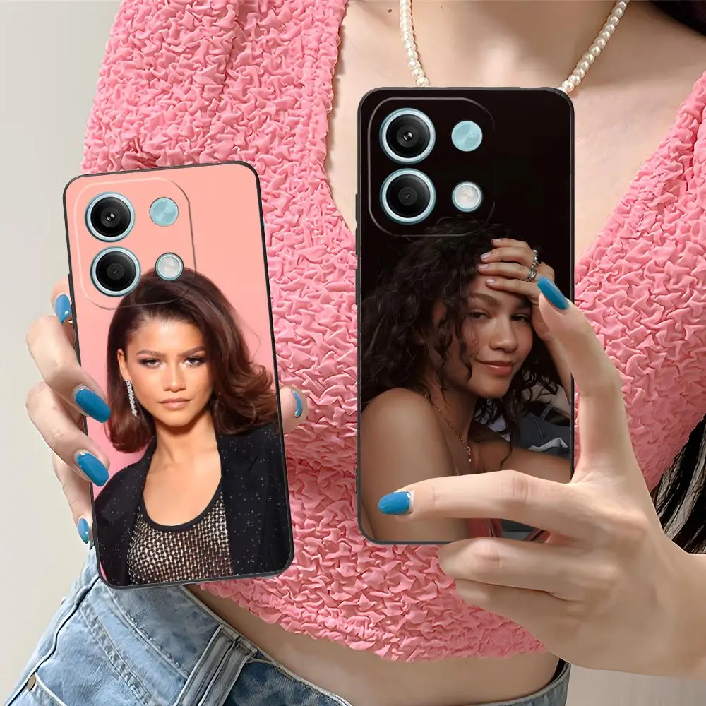 

Чехол для мобильного телефона Zendaya Coleman для Xiaomi Redmi 15 14 13 12 A5 3 2 1 C Plus 4G 5G с цветным принтом, роскошный красивый чехол