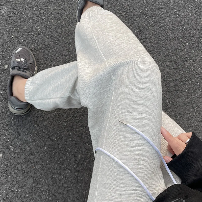 

2022 Spring New Sports Pants Women Clothing Loose and Thin Leggings High Waist Casual Sweatpants Boutique Clothing Simple Style