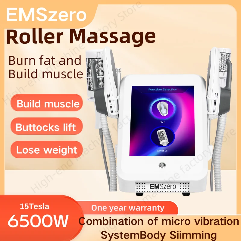 Emszero Inner Ball Roller Fat Removal Body Shaping 9D Roller Device Body Muscle Massage Device Face Body Slimming Massager