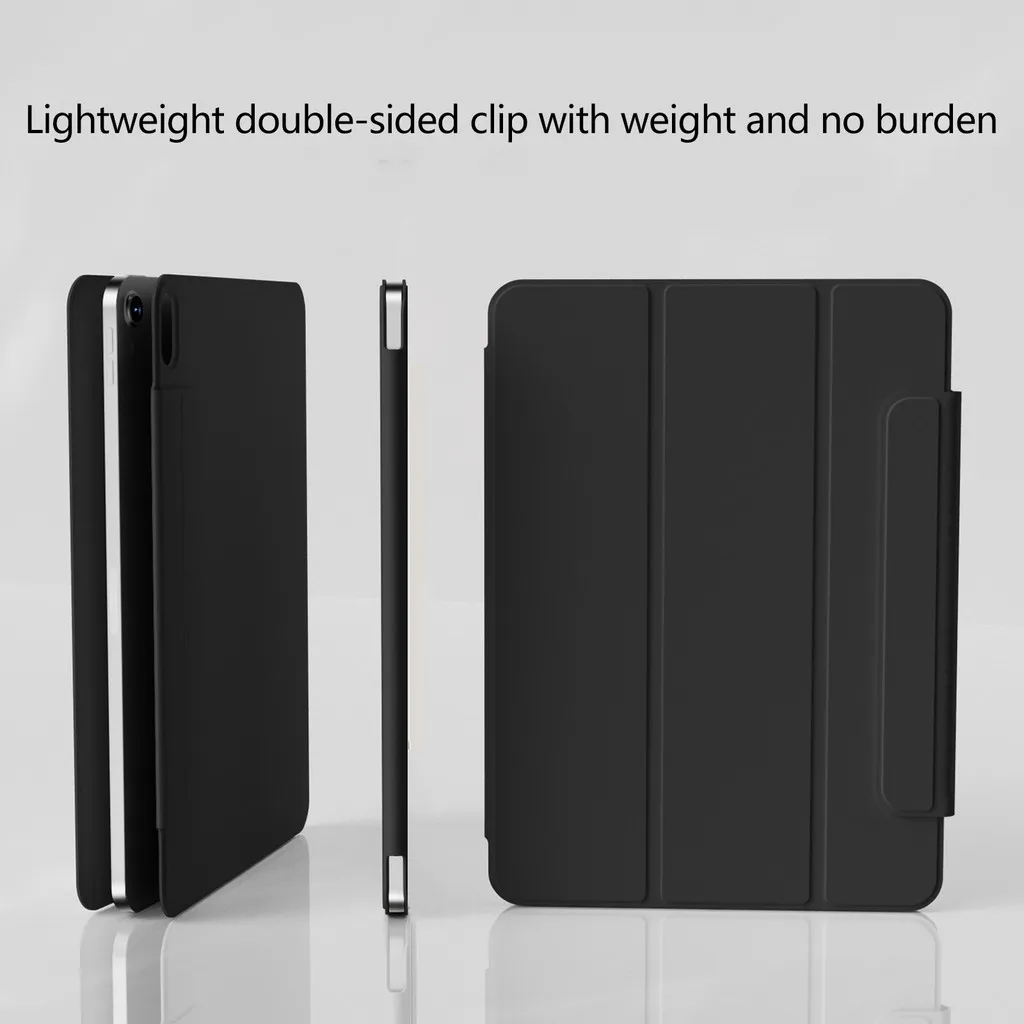 Magnetic Smart Cover For iPad Pro 11 2024 5th Air11 6th Pro13 7th Air13 10th 10.9 Air 5 4 Pro12.9 Mini 6 Triple Fold Stand Case