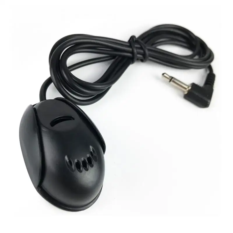 Mini 3.5mm Wired Paste Type External Microphone Car Audio Mic For Laptop DVD Radio Stereo Player Meeting Speaker