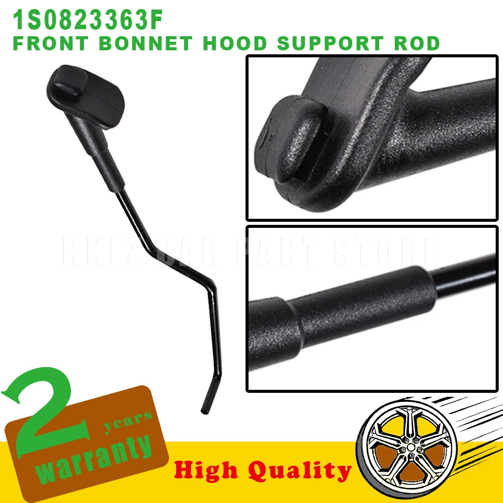 Front Bonnet Hood Support Rod New 1Pc For Audi Seat Mii Skoda Citigo VW Up! OEM 1S0823363F Easy Installation Car Accessories